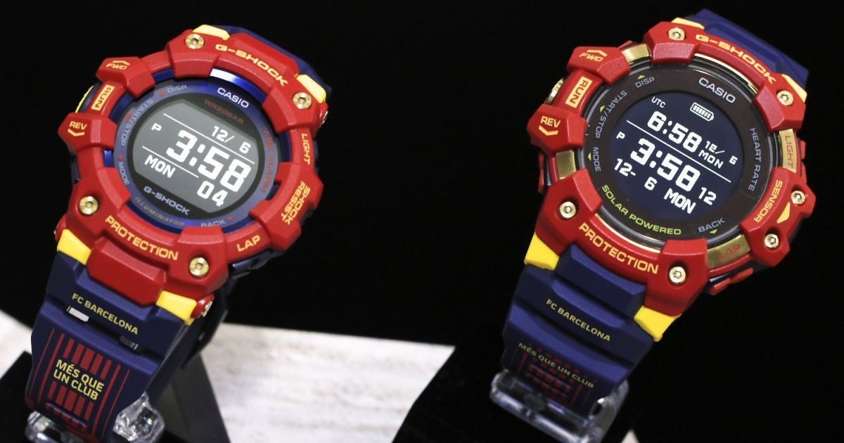 G-SHOCK×FCバルセロナ MATCHDAY、スポーツライン「G-SQUAD」コラボ