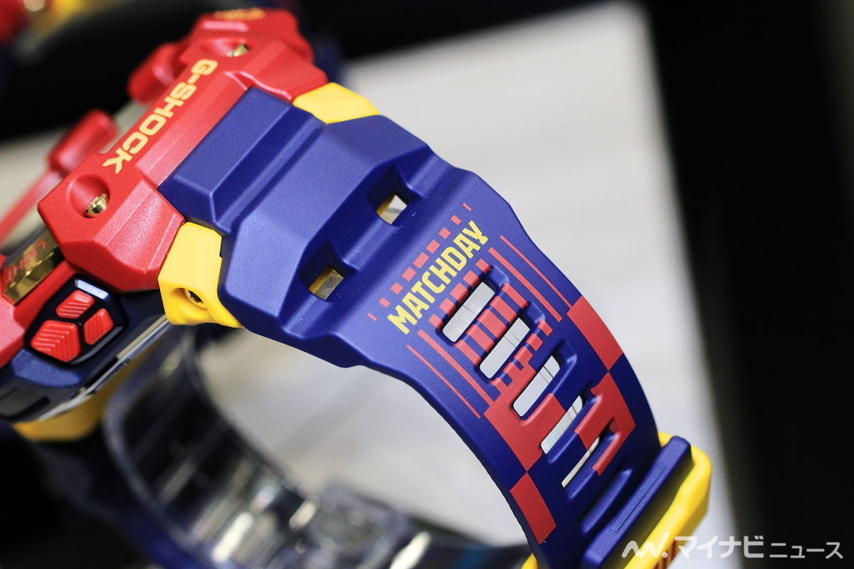 カシオ、G-SHOCK、FCバルセロナ、GBD-H1000BAR、G-SQUAD