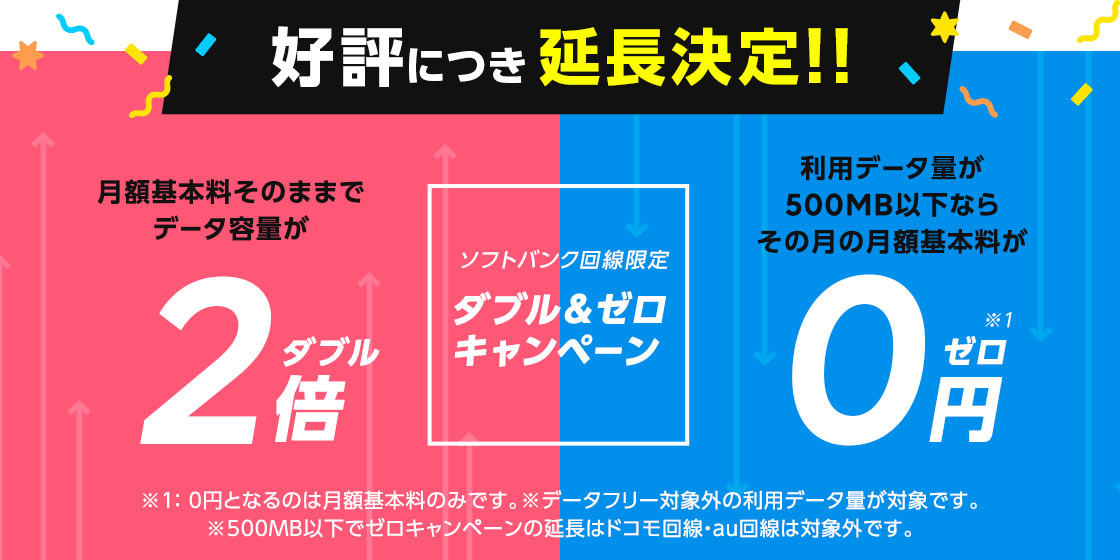 ダブル＆ゼロキャンペーン