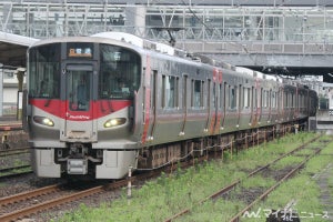 JR西日本227系、新山口駅まで運転 - 可部線は4両編成の列車を拡大