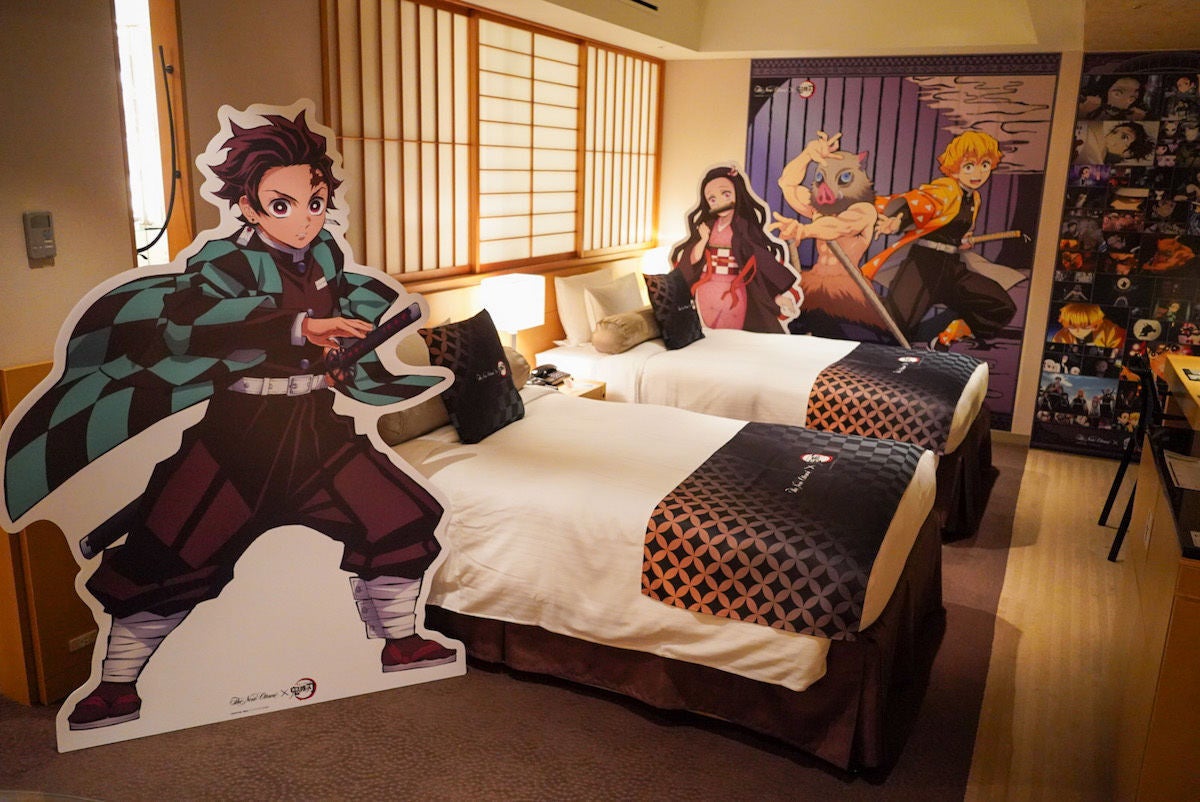 アニメ『鬼滅の刃』とコラボしたホテルニューオータニの客室を見てきた 