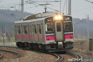 JR東日本、奥羽本線湯沢～秋田間のおもな駅で発車時刻をパターン化