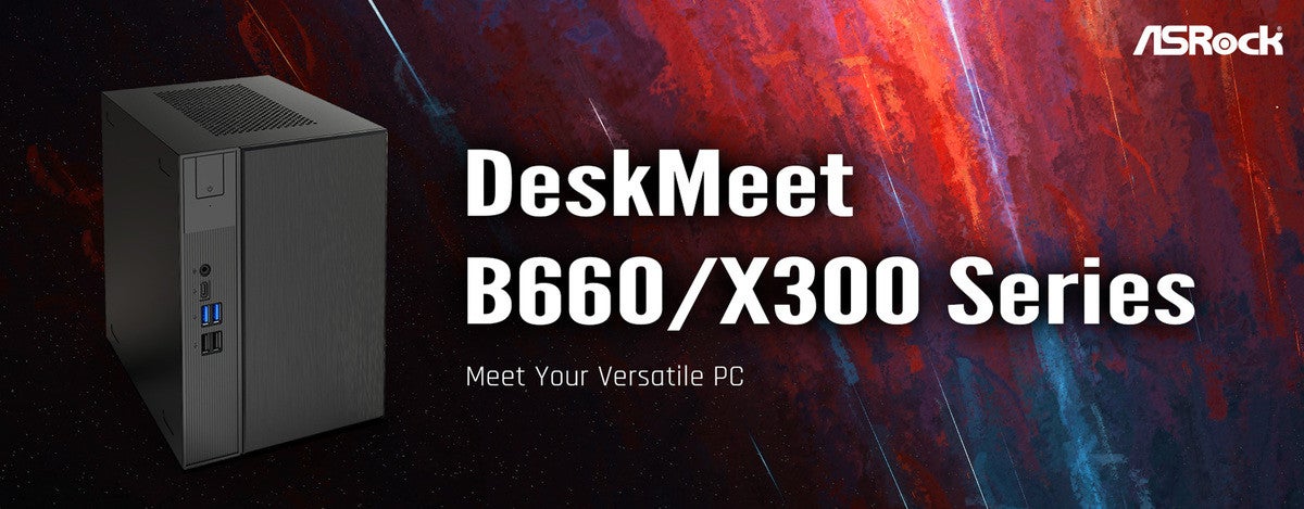 ASRock、8リットルサイズの新ベアボーン「DeskMeet