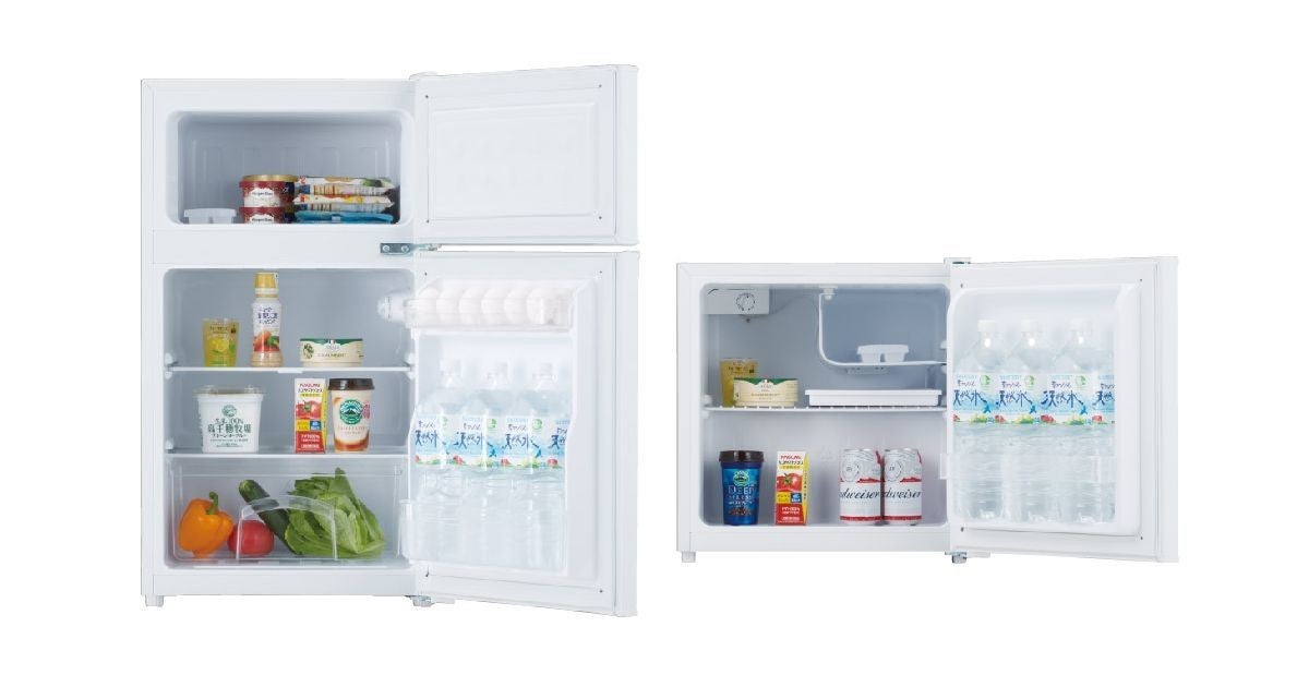 ハイアール、ワンルームや個室向けに85L冷凍冷蔵庫と40L冷蔵庫 | マイ 