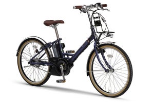 ヤマハ発動機、レトロ調デザインの24型電動アシスト自転車に新カラー