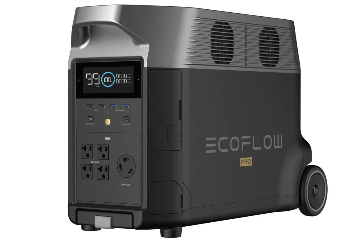 EcoFlow、1,125,000mAhのポータブル電源 リン酸鉄リチウムイオンで安全