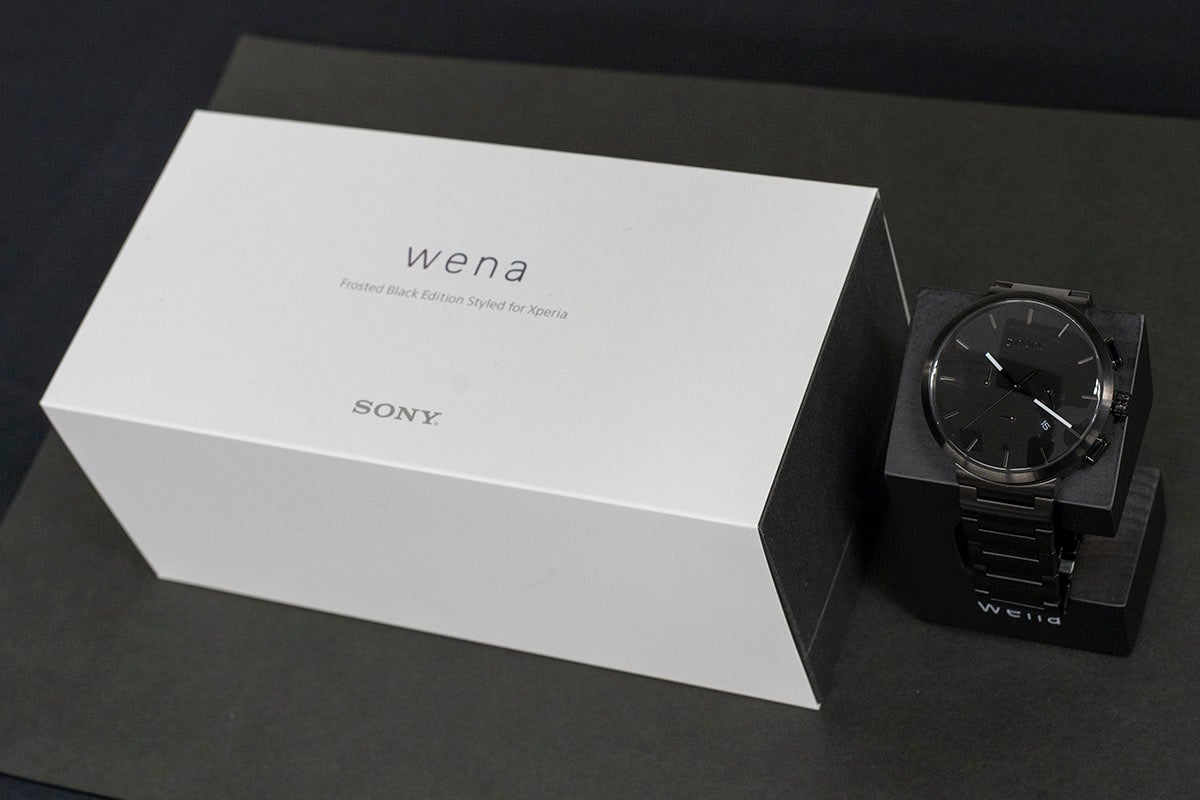 wena 3 Frosted Black Edition / Xperia - 腕時計(アナログ)