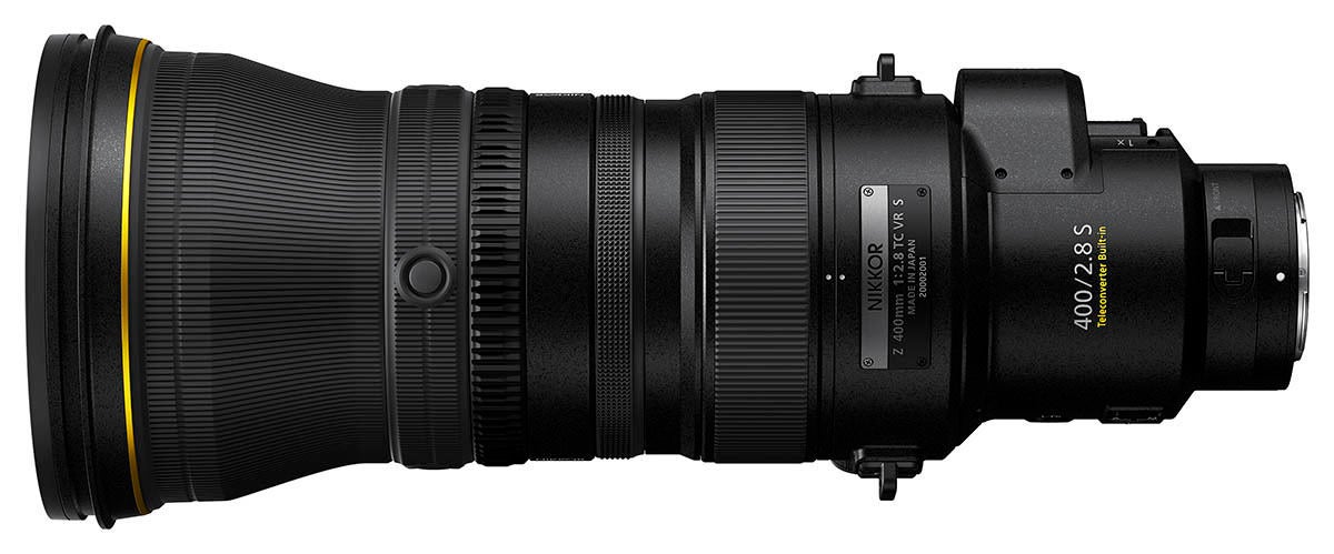 ニコン、Zマウントの超望遠レンズ「400mm f/2.8」 1.4倍テレコン