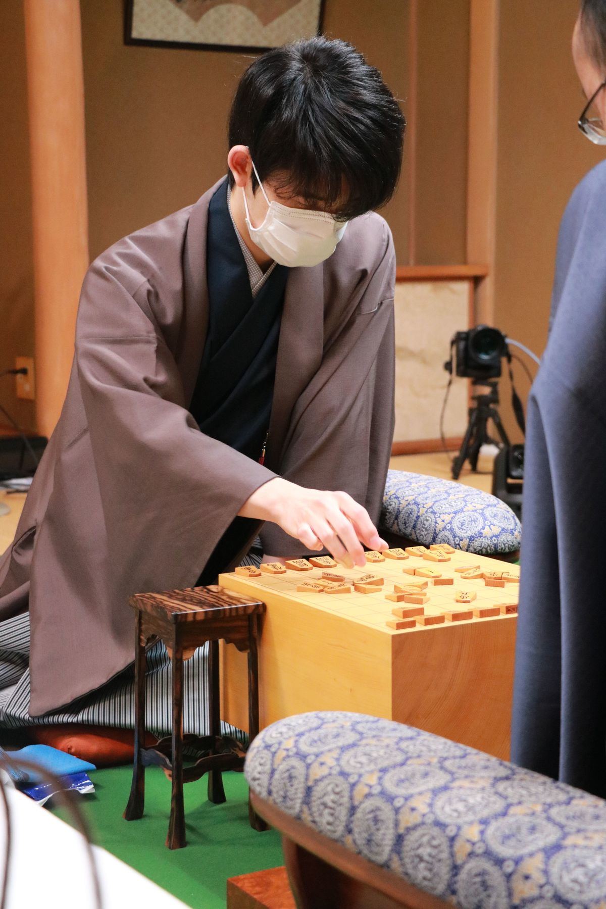 （王将奪取に向けて視界良好の藤井竜王　提供：日本将棋連盟）