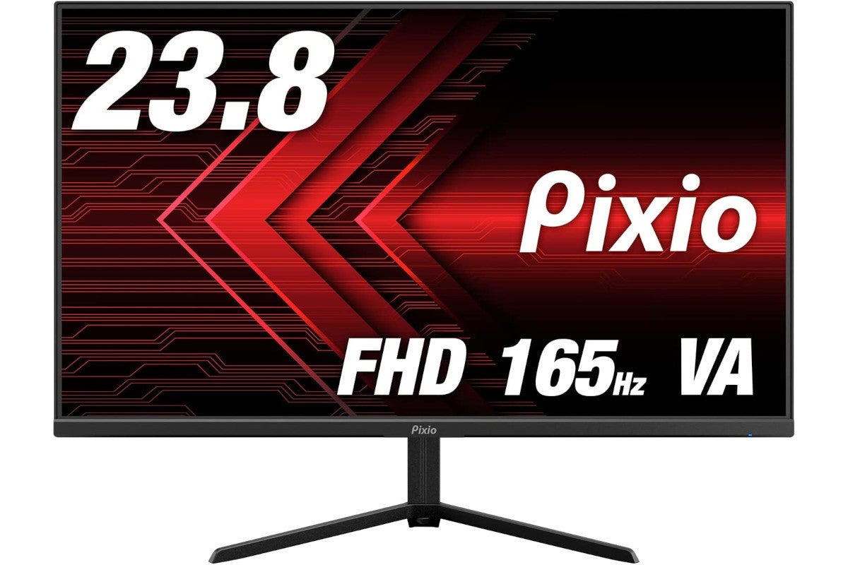 Pixio、165Hz駆動対応で約2.2万円の24型ゲーミングディスプレイ