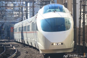 小田急電鉄、ロマンスカーVSEに記念装飾 - 定期運行最終日の予定は