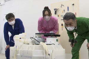 シャープの最新洗濯機をバラし、家電の仕組みに迫る。NHKで2月4日放送