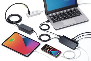 USB 3.2 Gen1対応のUSBハブ、7ポートと10ポートの2種類