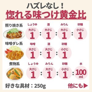 【ハズレなし!】煮物もサラダも照り焼きもおいしくなる「味付け黄金比」が便利すぎ! 初心者でも失敗知らず