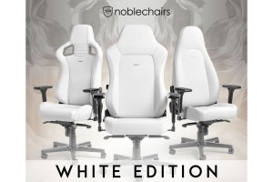 noblechairs、ゲーミングチェアのEPIC / ICON / HEROに「WHITE EDITION」