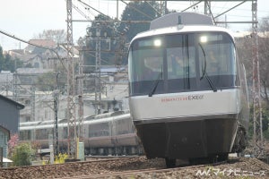 小田急電鉄「はこね」「えのしま」併結運転、土休日の計12本で実施