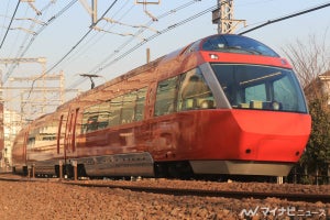 箱根湯本駅発着の特急ロマンスカー、土休日も最終列車は19時台に