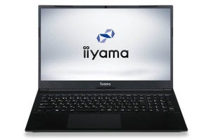 iiyama PC、Ryzenモバイル・プロセッサ搭載の15.6型ノートPC