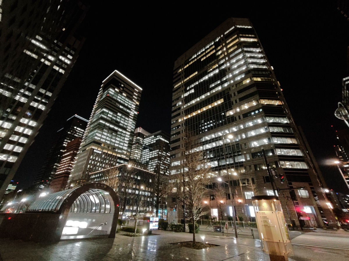 夜景の撮影例（広角）