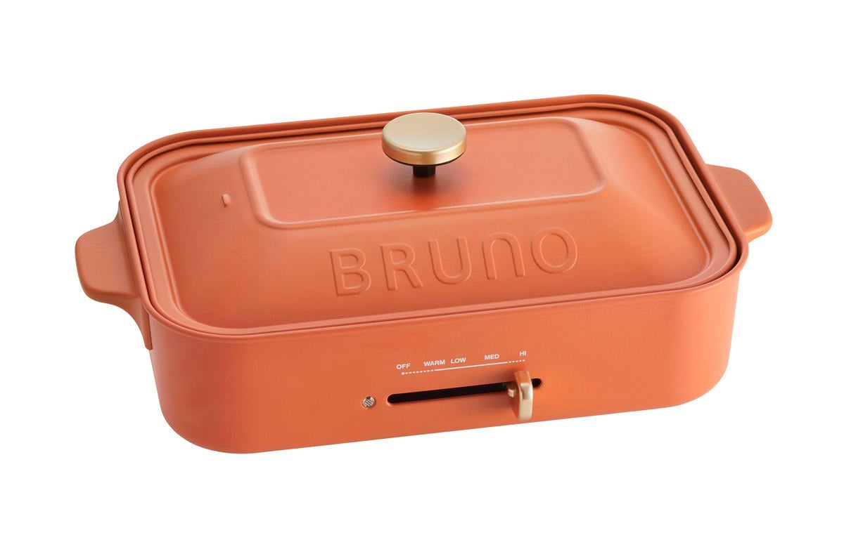 BRUNO、人気のホットプレートにマットな質感の2022年春夏カラー3種 