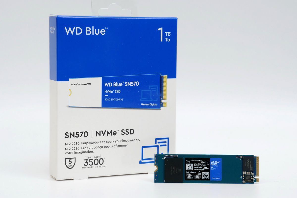 WD Blue SN570 NVMe」レビュー、スタンダードSSDとしてトップクラスの