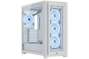 CORSAIR、4面ガラスパネルとRGB LEDファンを標準搭載したE-ATXケース