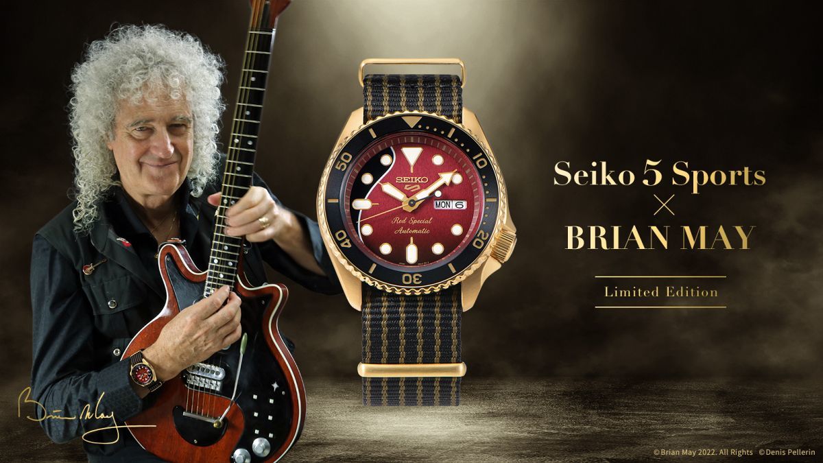 セイコー SEIKO ブライアンメイ コラボ第ニ弾 レッドスペシャル 腕時計保証書と説明書は有りません