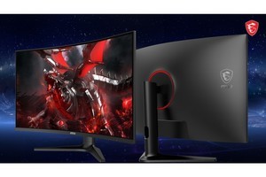 MSI、湾曲率1,000Rの31.5インチゲーミングモニター「Optix G321C」