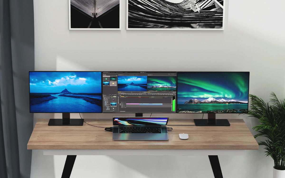 HYPER「4K Display Dock」使用イメージ