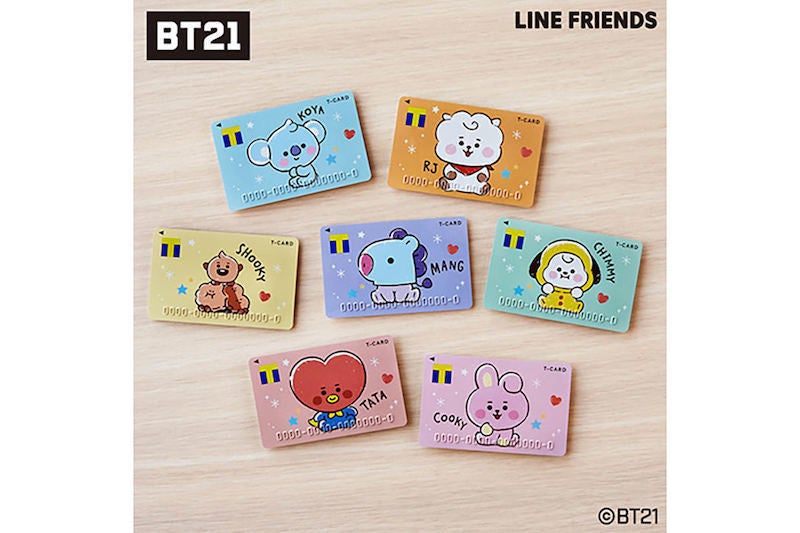 ファミマ BT21 クリアポーチ - クリアファイル