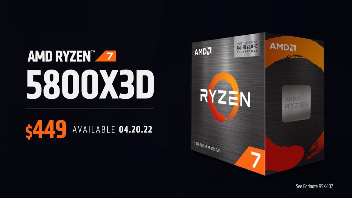 AMD、Ryzen 7 5800X3Dを含む7製品を発表 | マイナビニュース