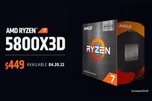 AMD、Ryzen 7 5800X3Dを含む7製品を発表