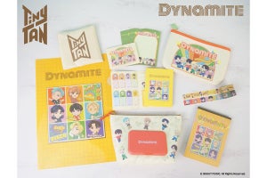 BTS「Dynamite」イメージの「TinyTAN」文具＆雑貨が14種登場