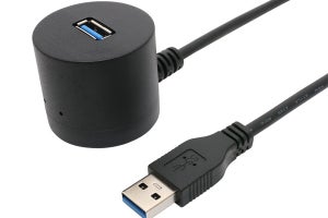 USB 3.2 Gen1対応のUSB延長ケーブル、マグネットと卓上の2タイプ