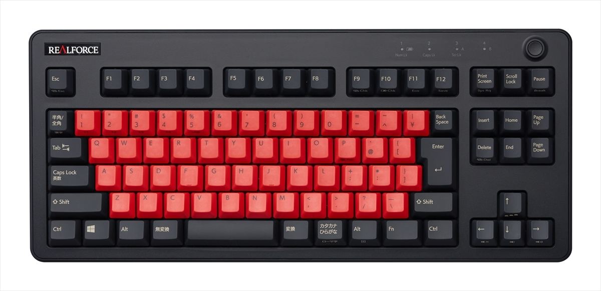 REALFORCE R3キーボードに8色の換装用カラーキーキャップが登場 | マイ