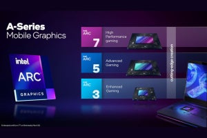 Intel、ARC AシリーズGPUを発表 - Mobile向けDiscrete GPU、なんとAV1エンコーダ搭載