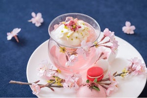 春限定の桜色のハイティーが登場！　本格フレンチと横浜の夜景を楽しむ大人デートはいかが？