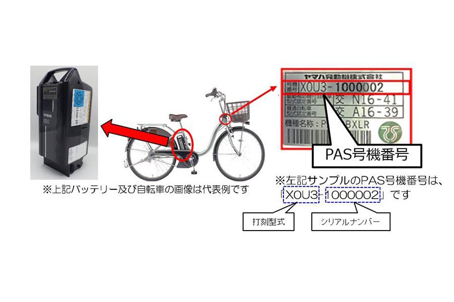 YAMAHA 【要バッテリー交換】電動自転車 PAS - 電動アシスト自転車