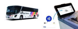 アルピコ交通の特急バス「長野-大町・扇沢線」にVisaのタッチ決済を導入
