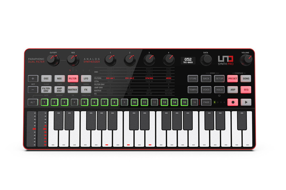 伊IK Multimedia、アナログ・シンセ「UNO Synth Pro Desktop Black」を発表 | マイナビニュース