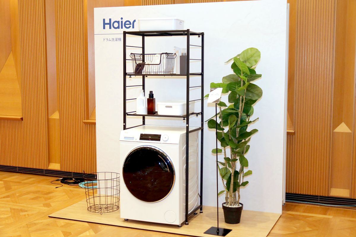 ハイアール洗濯機4.5kg洗えるスーツ機能付き　2023年製