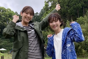 横山由依＆貴島明日香、キャンプで初対面　酒の力借りて本音トークも