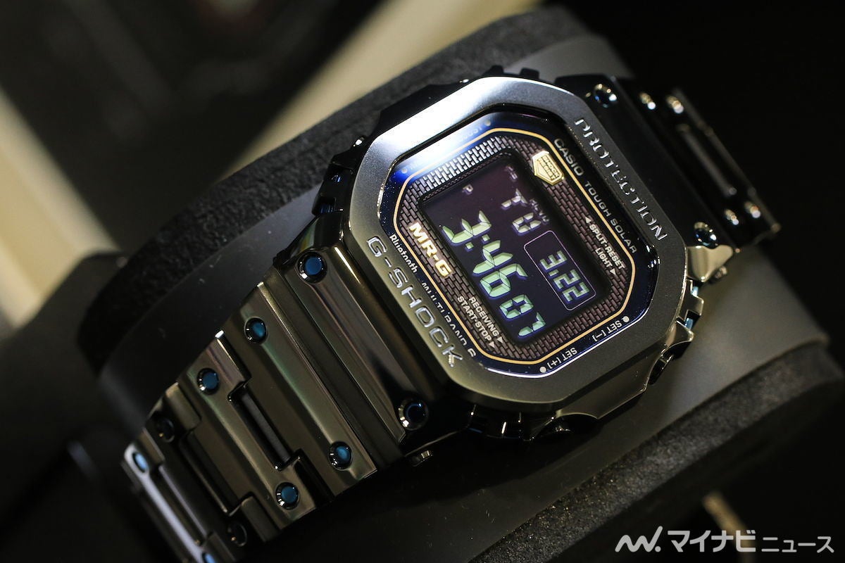 カシオ2022年6月発売のG-SHOCK「MRG-B5000BA」「GMW-B5000TVB」を実機