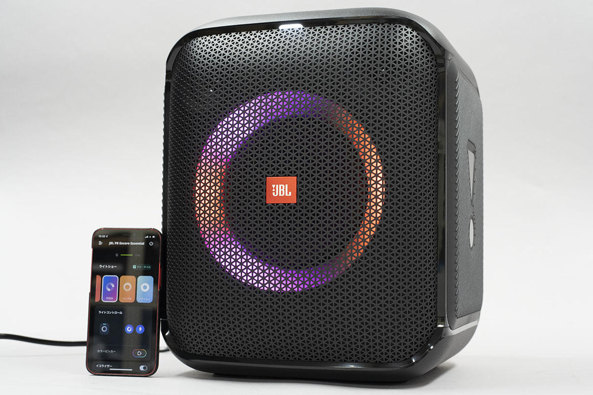 JBL、キューブ型重低音スピーカー「PartyBox Encore」。ポータブルPAにも | マイナビニュース