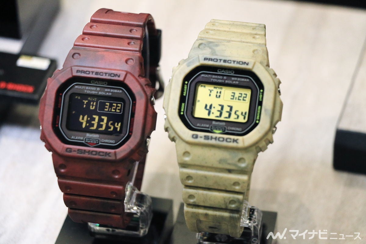 カシオ2022年6月発売のG-SHOCKを実機写真で！ | マイナビニュース