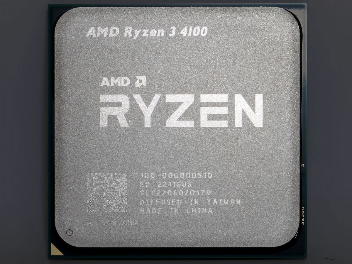 Ryzen 3 4100とRyzen 5 4500を試す - バリューPC用にRyzen 5は優秀だが