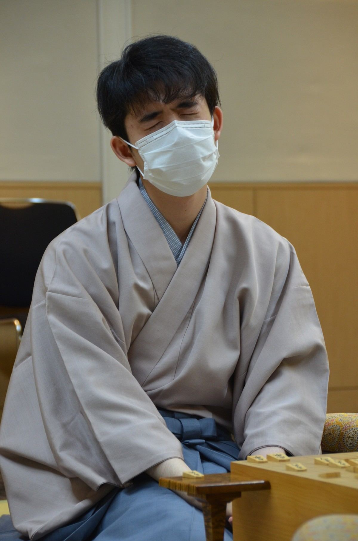３連勝で初防衛を決めた藤井叡王（提供：日本将棋連盟）