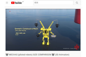 イデと螺旋力の対決？ SFロボット比較のYouTube動画が規格外すぎて話題