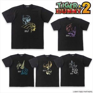『TIGER & BUNNY 2』5種のバディ柄Tシャツが登場