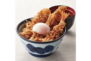 天丼てんや、「たれづけ大江戸天丼」「国産夏野菜の天丼」を発売